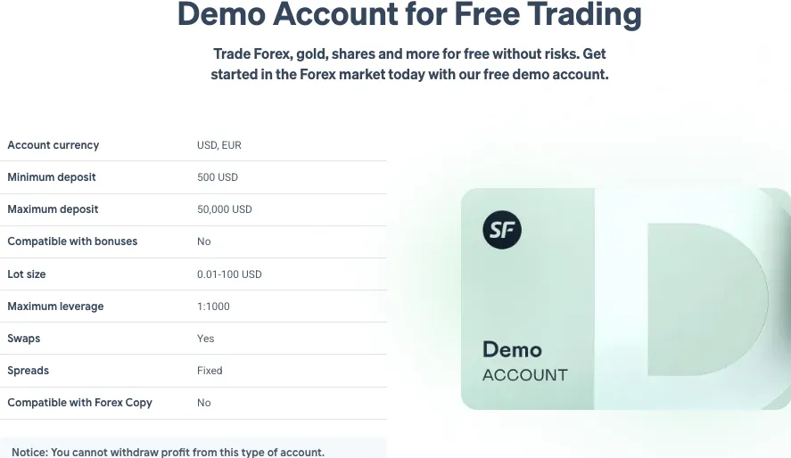 Demo Account