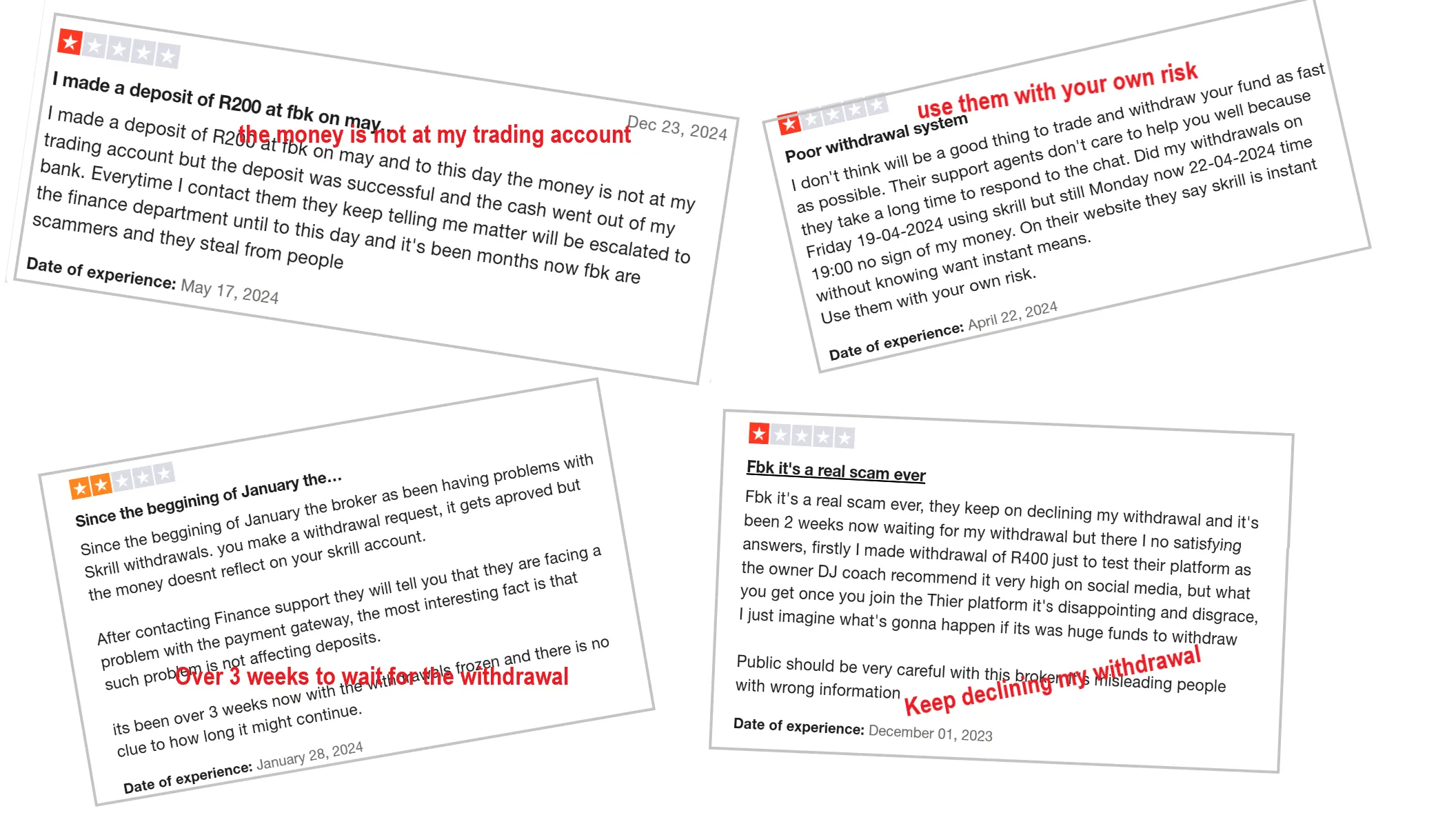 User Reviews on FBK Markets Withdrawal User Reviews on FBK Markets Withdrawal