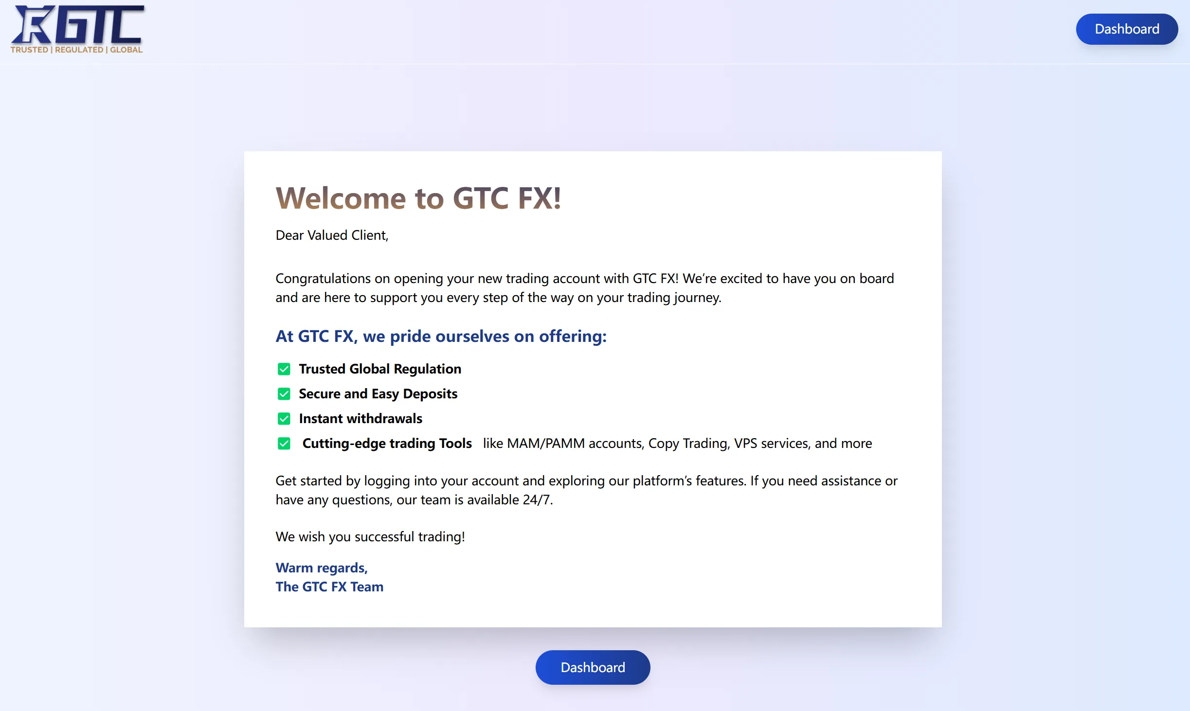 Welcome to GTCFX