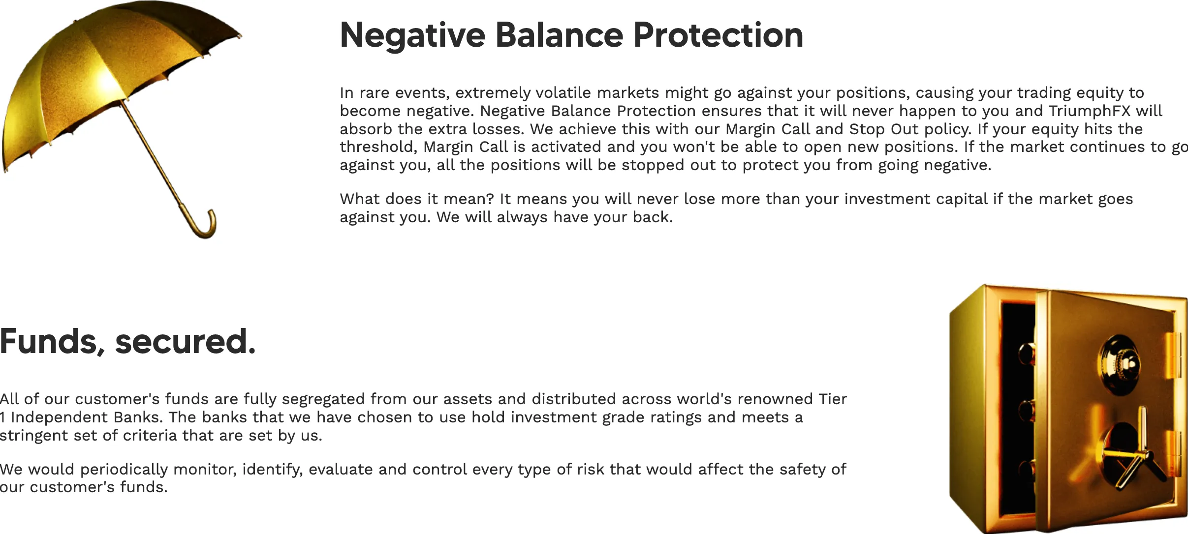 TriumphFX's Claimed Security Measures