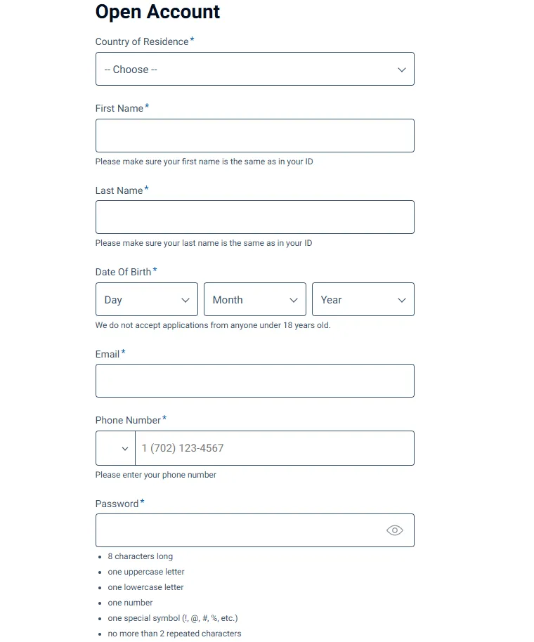 How to open an account? How to open an account?