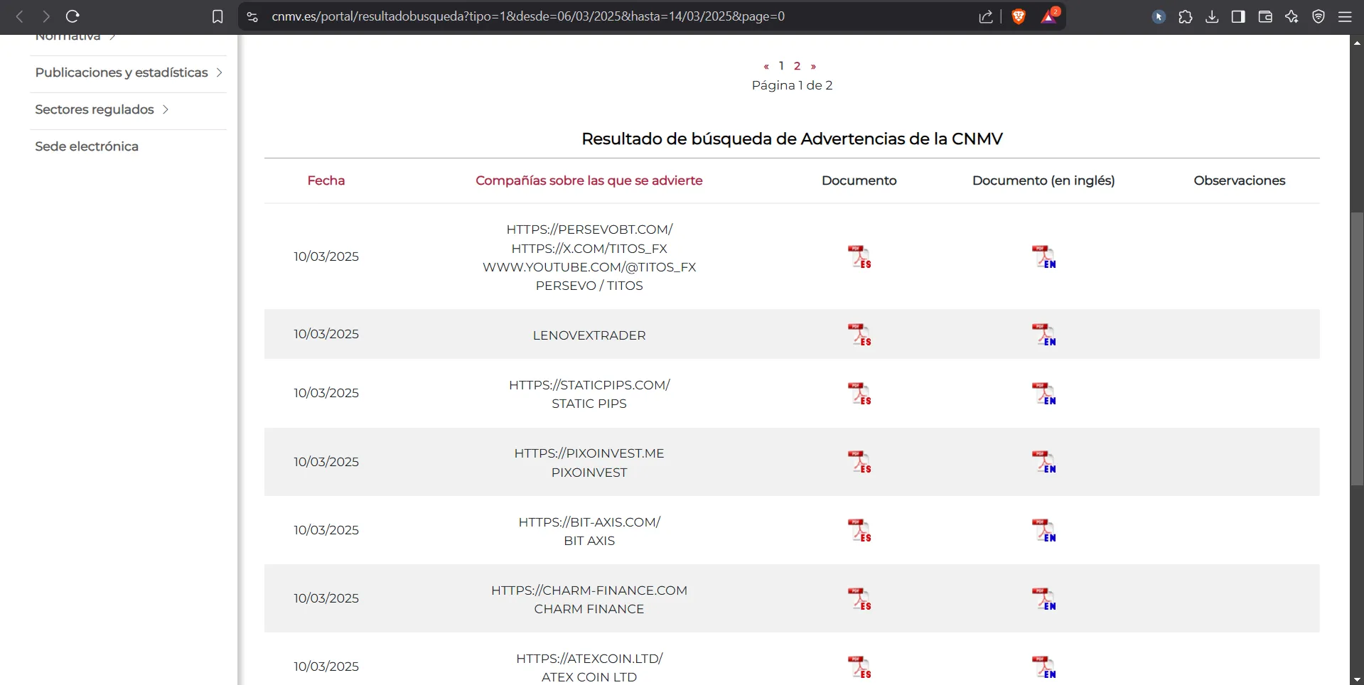 CNMV CNMV
