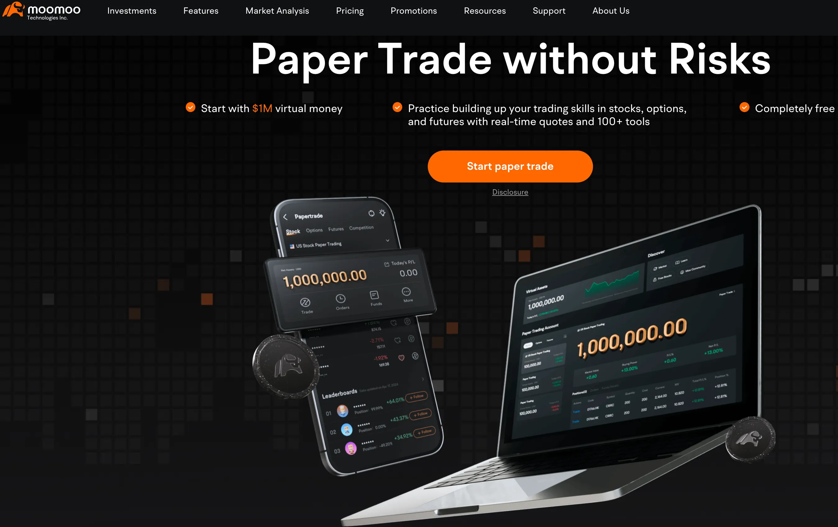 Most Suitable for Simulating Large Trades: Moomoo Most Suitable for Simulating Large Trades: Moomoo