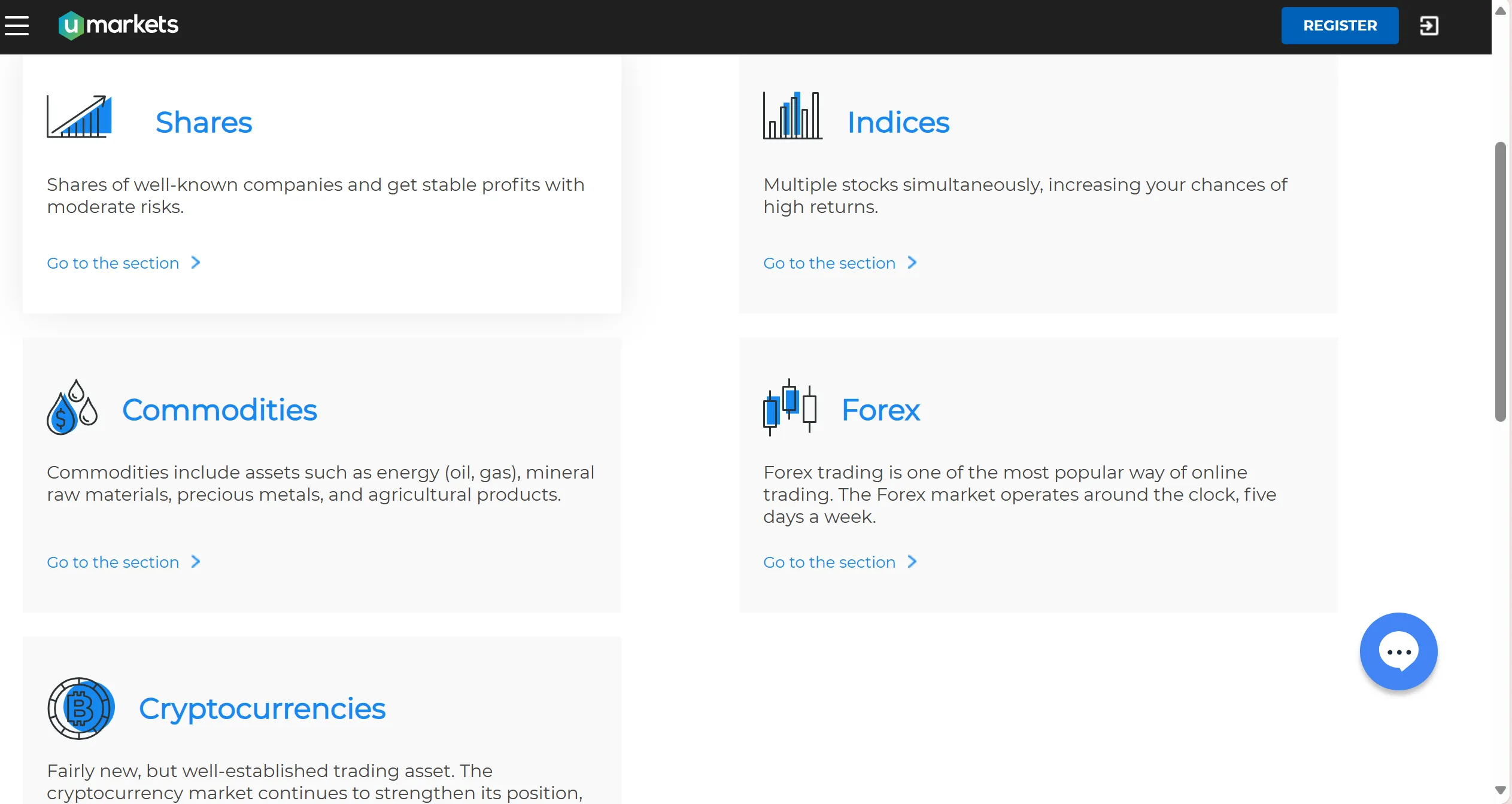 What Can I Trade on Umarkets? What Can I Trade on Umarkets?