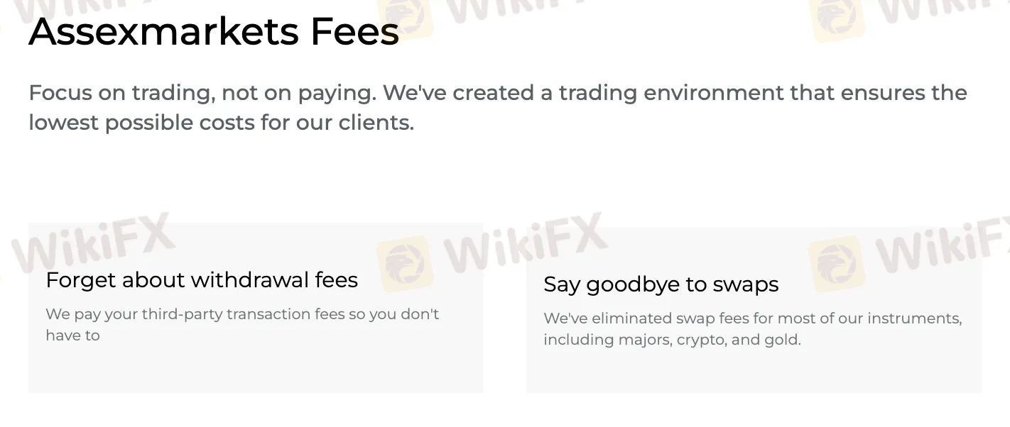 Assexmarkets Fees Assexmarkets Fees