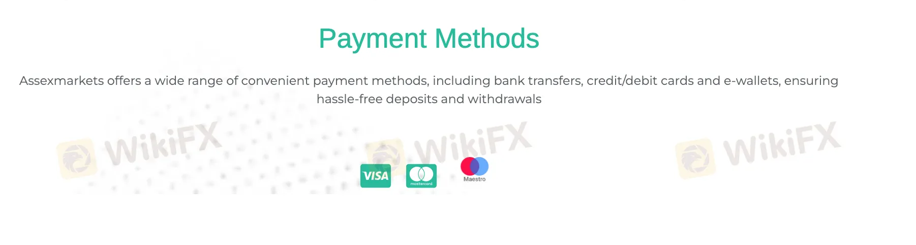 Deposit and Withdrawal Deposit and Withdrawal