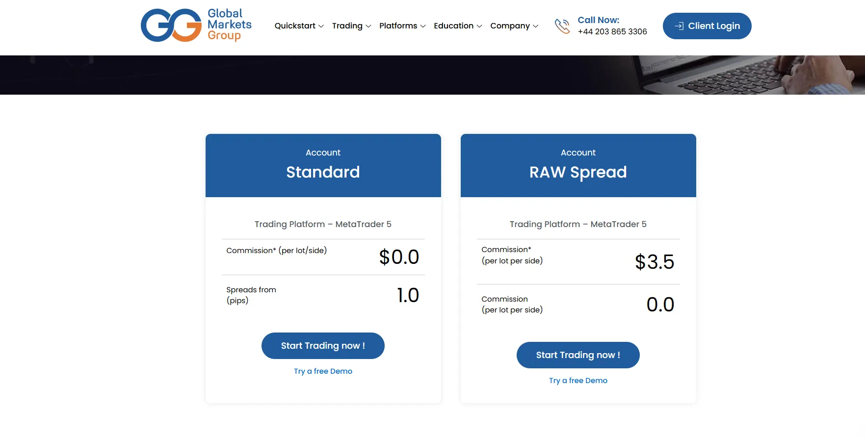 Account Type/Fees