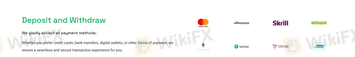 Payment methods