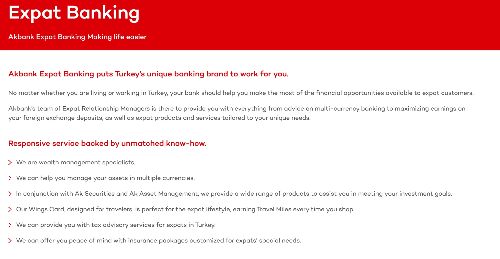 expat banking