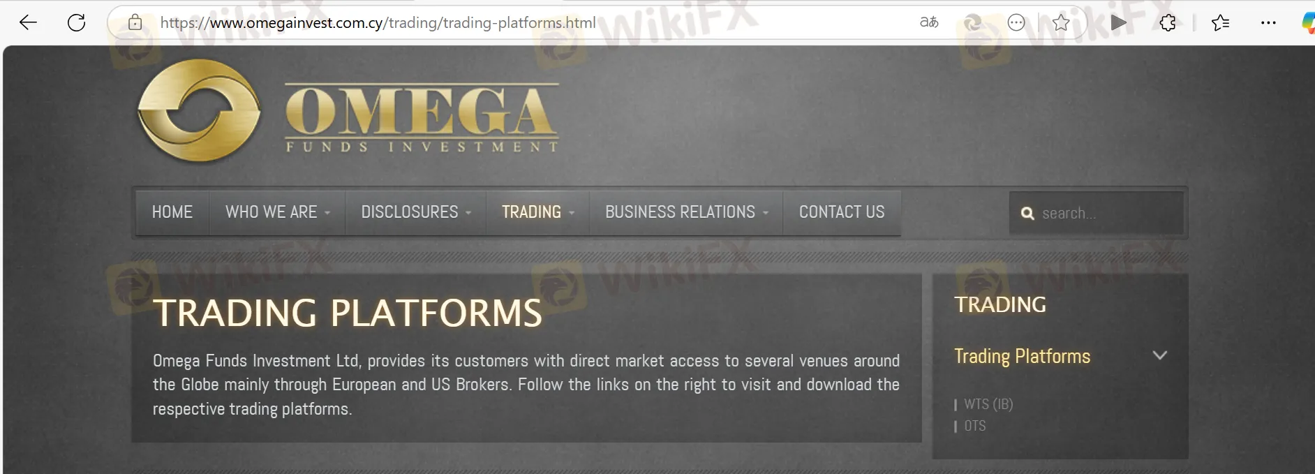 OMEGA platform