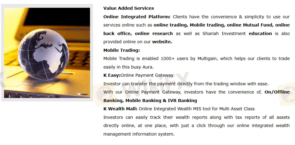Multigain deposit and withdrawal