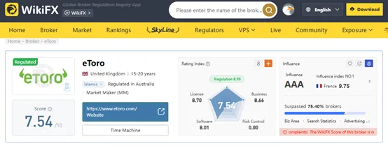 This victim told us etoro requires the regulation of other regions before allowing you to trade, but this regulatory guarantee is not as good as the original one! image.png