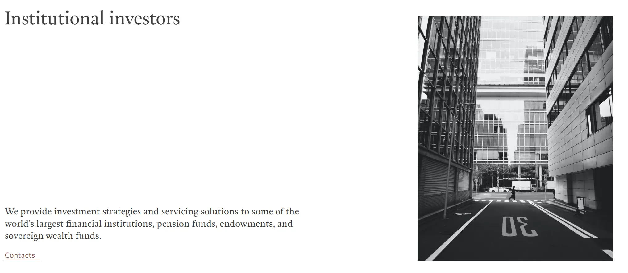 Who Pictet Serves
