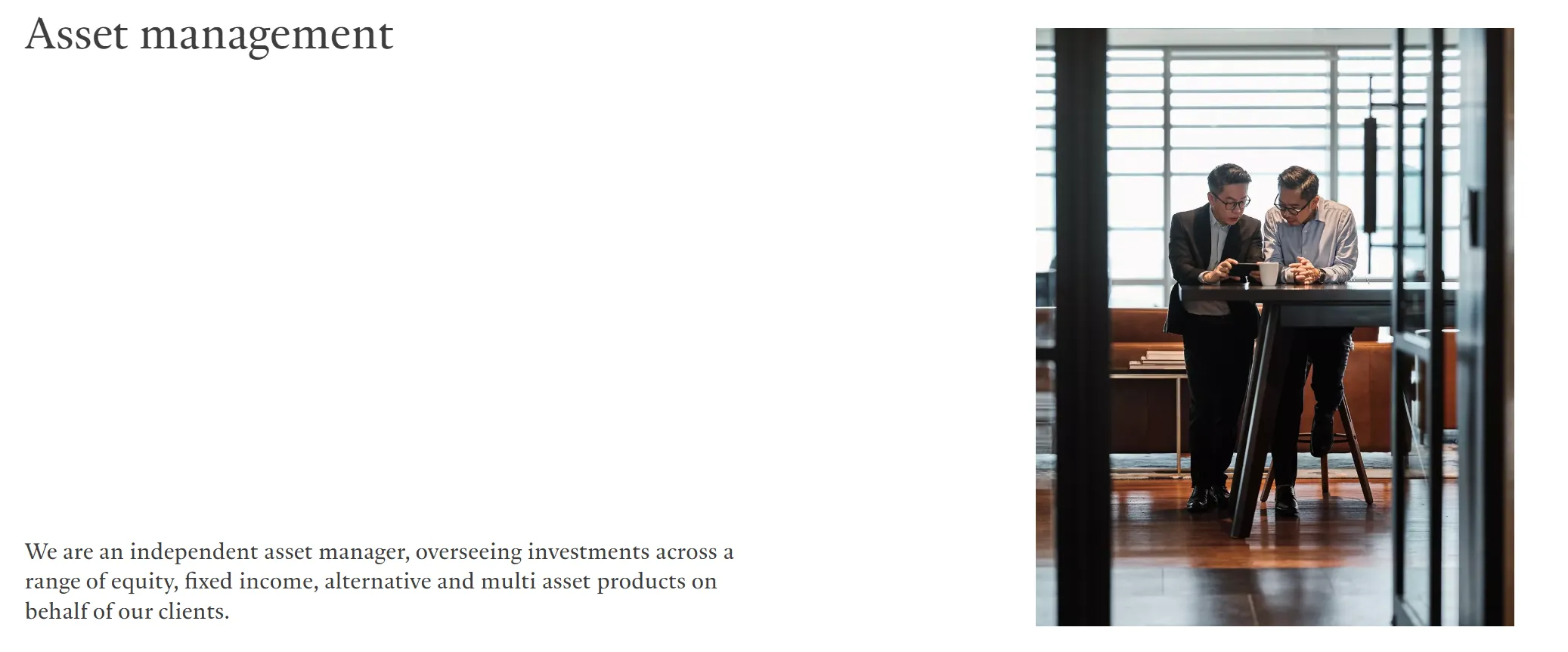 What Pictet Does