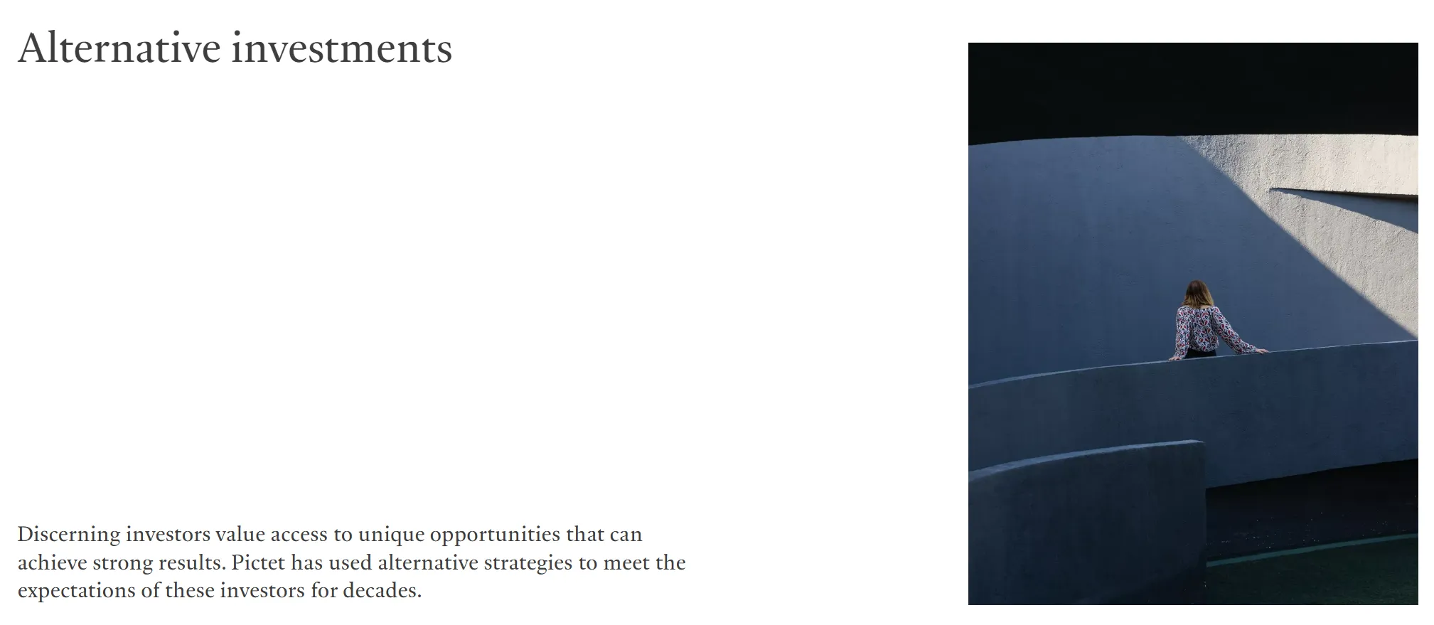 What Pictet Does