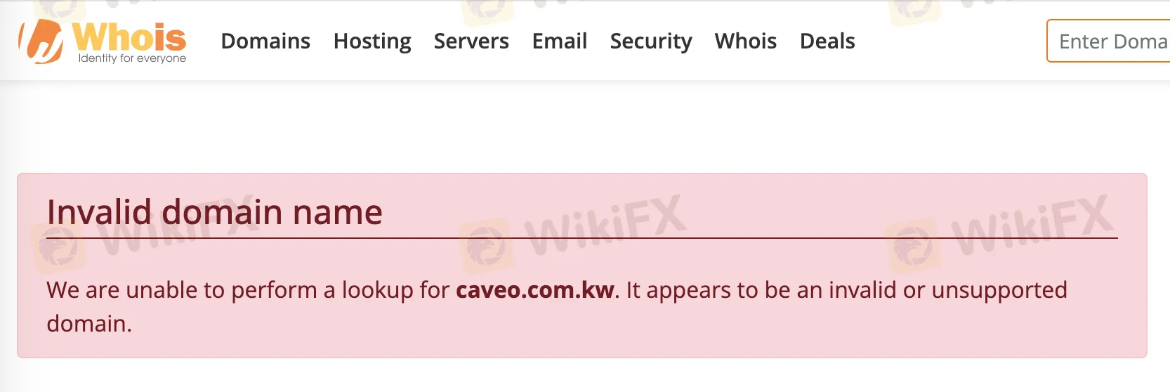 Caveo domain