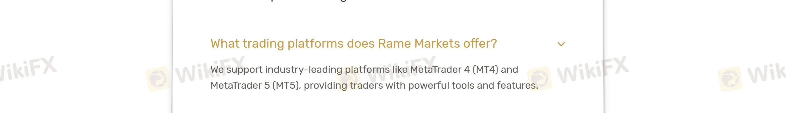 MetaTrader 5 MetaTrader 5