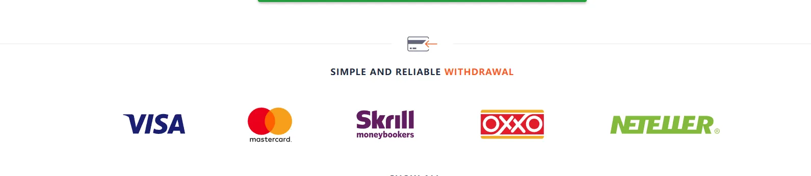 Payment options