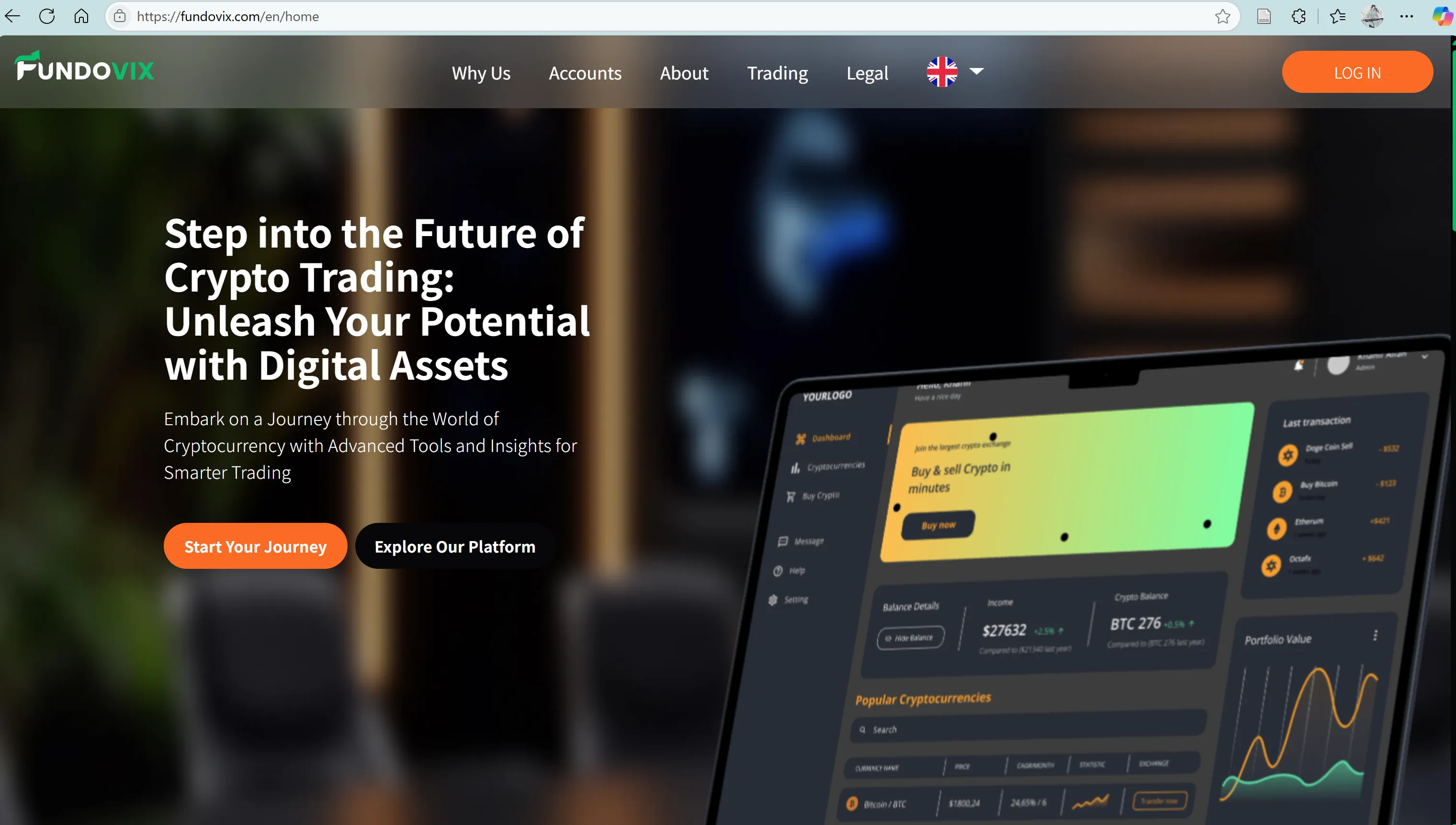 Fundovix's homepage