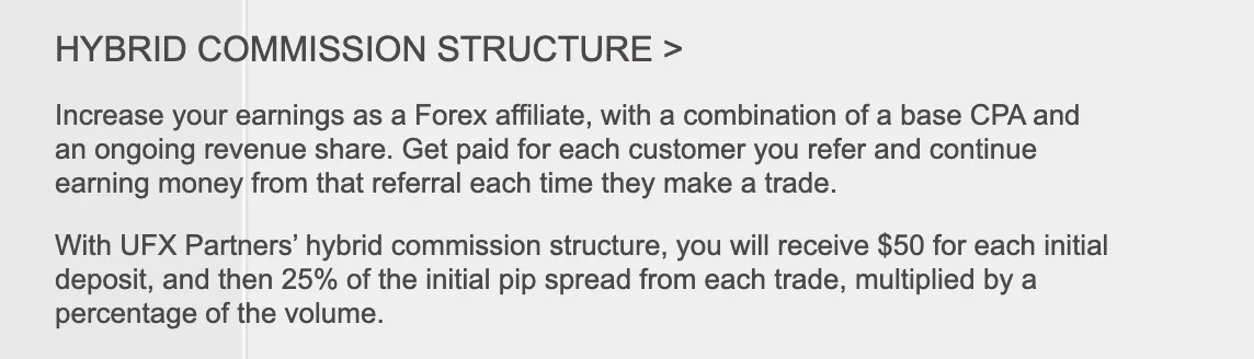 UFX Fees