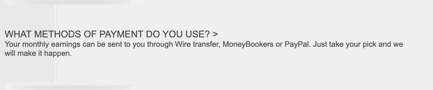 Deposit and Withdrawal