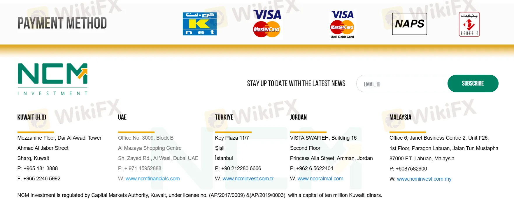Deposit and Withdrawal