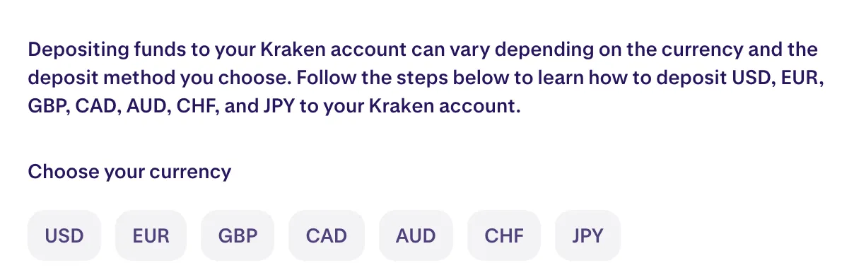 Deposit and Withdrawal