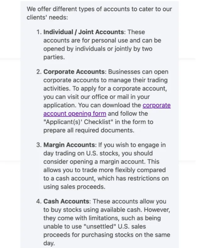 Account Types
