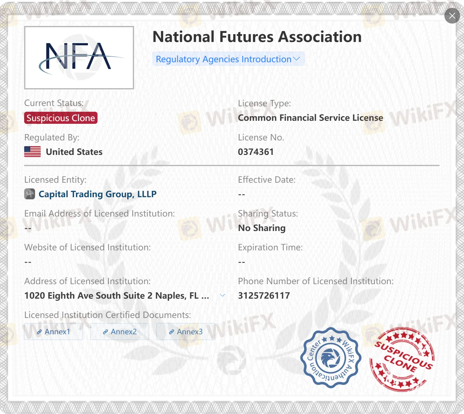 Suspicious clone NFA license Suspicious clone NFA license