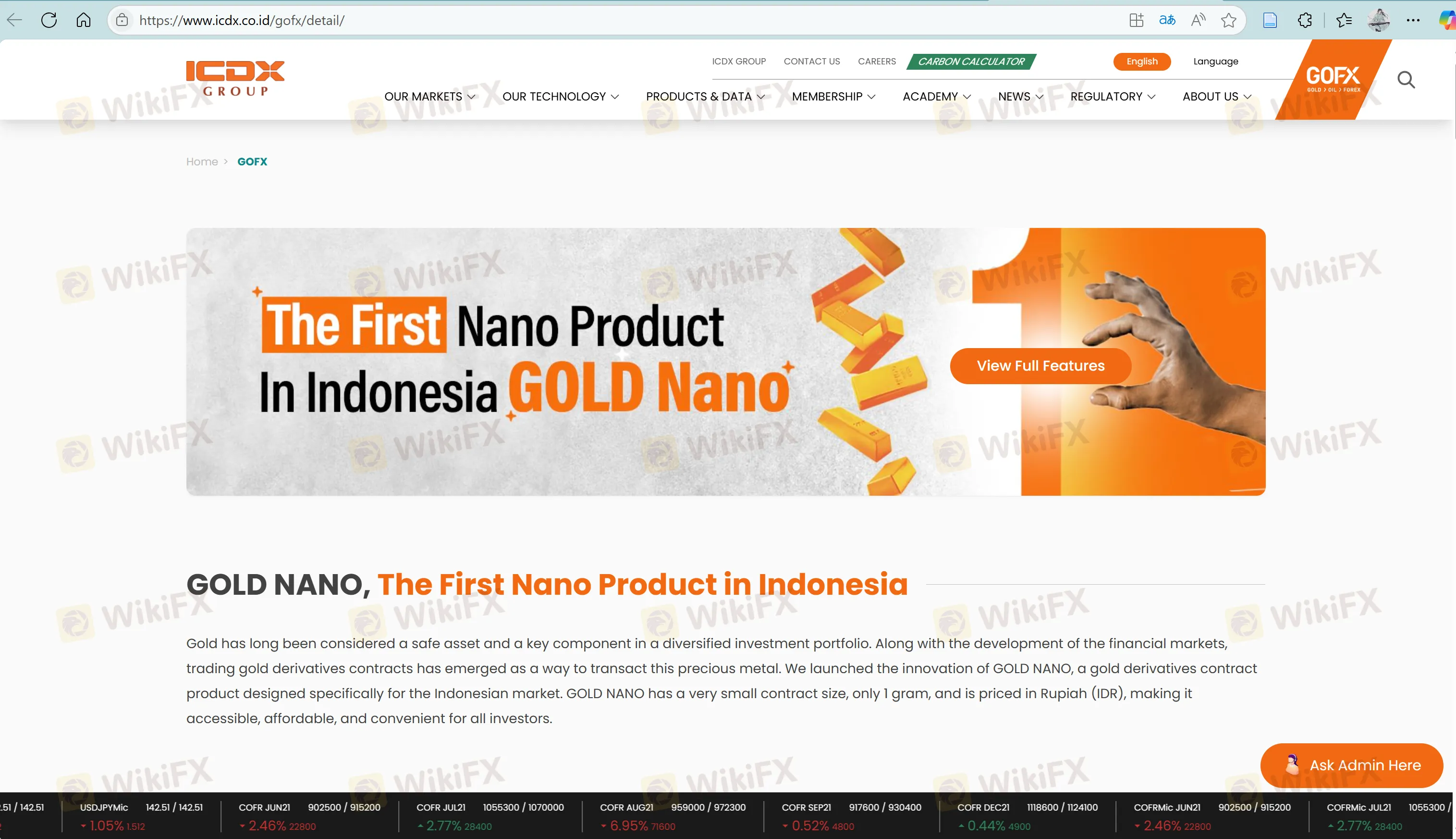 GOFX's homepage GOFX's homepage