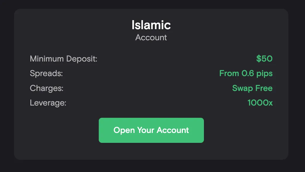 Islamic account