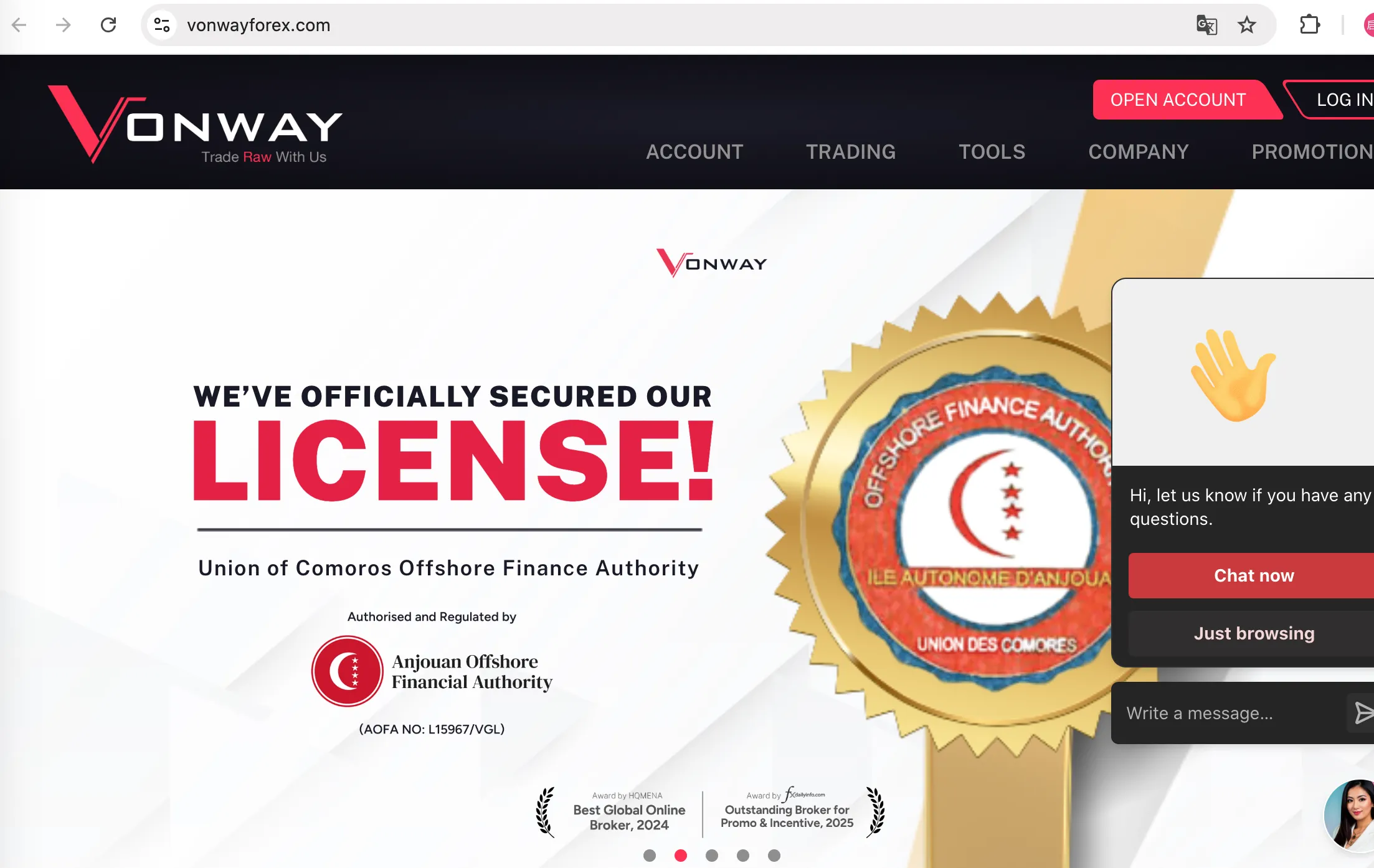 Vonway's homepage