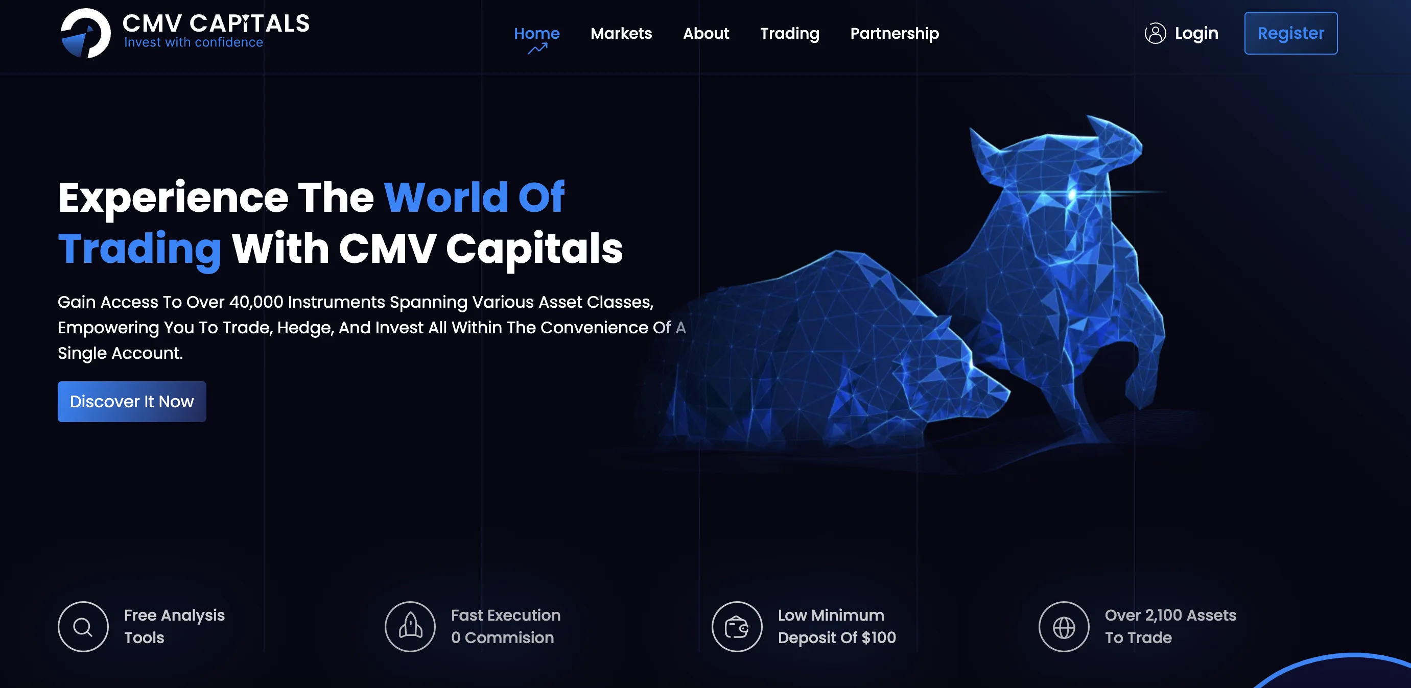 CMV CAPITALS' homepage