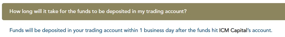 Deposit and Withdrawal