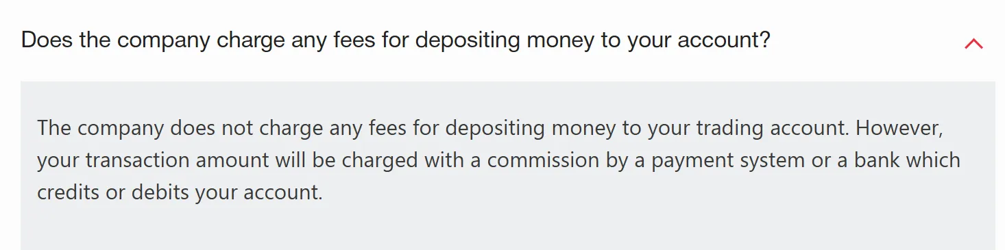 Deposit and Withdrawal