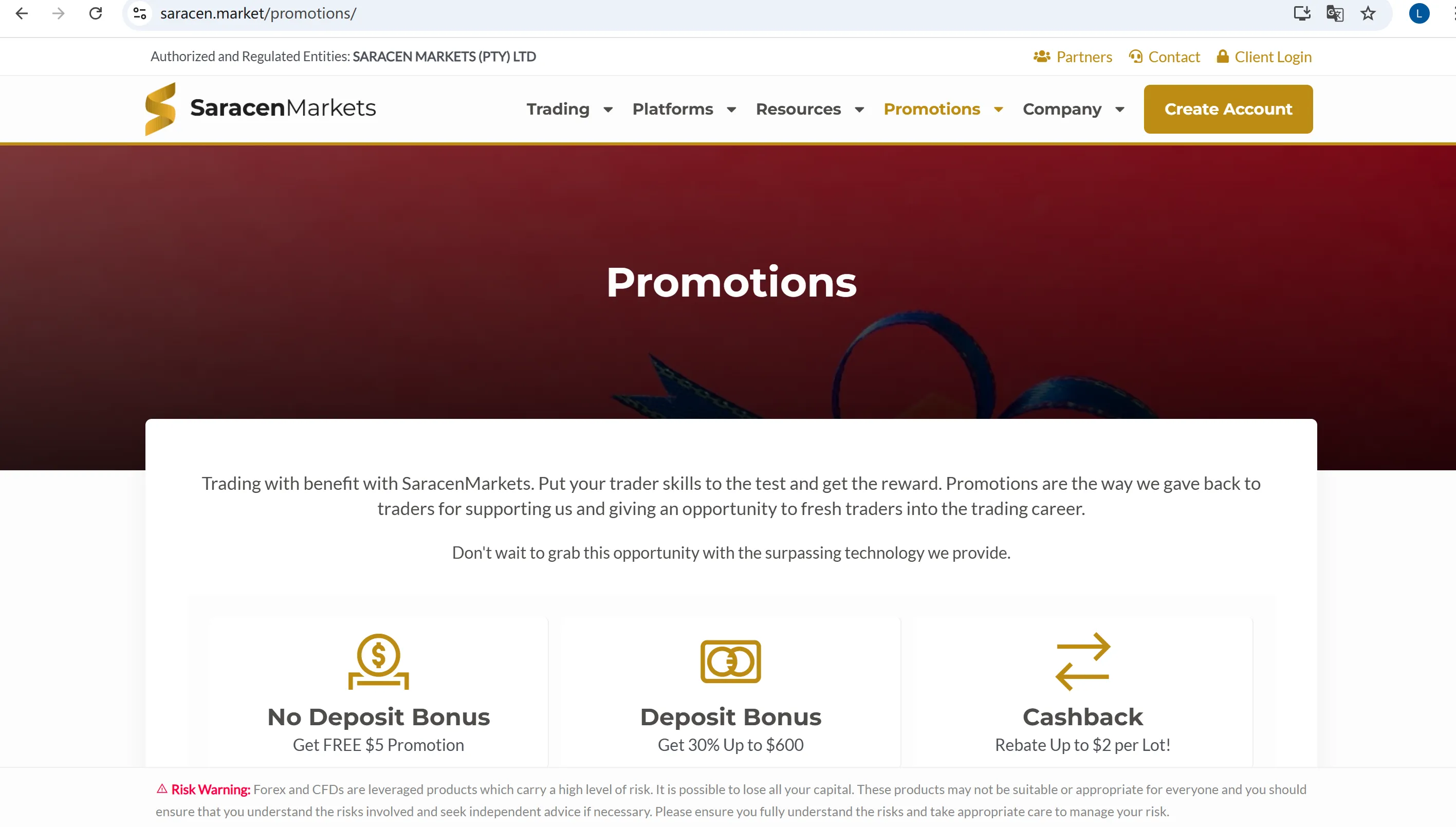 Deposit Bonus