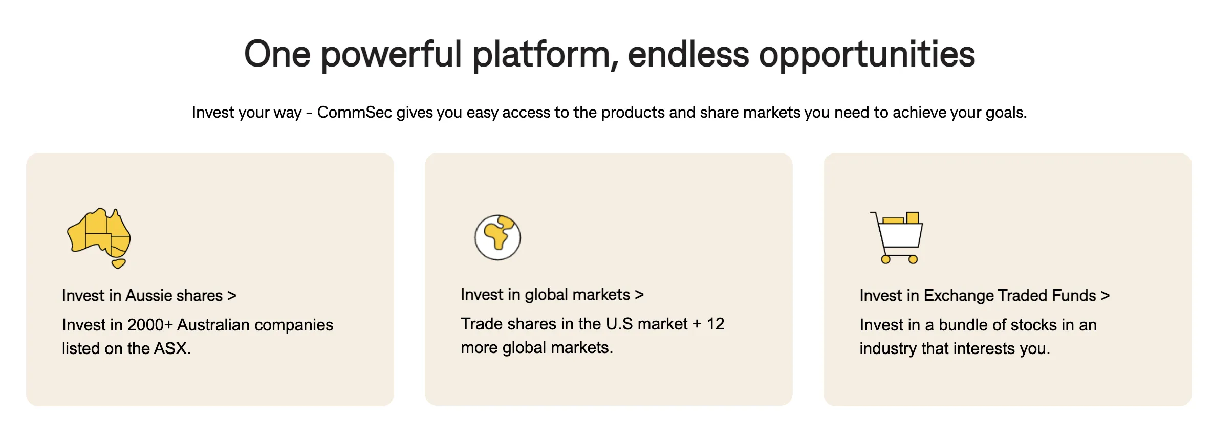 What Can I Trade on CommSec?