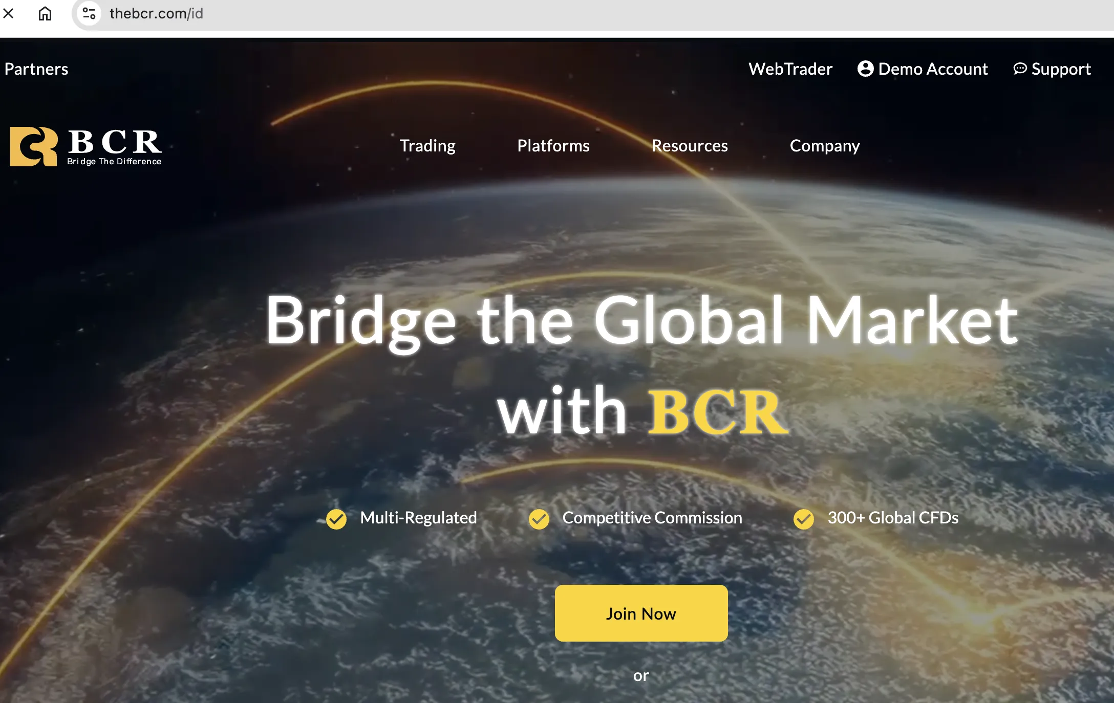 BCR's homepage
