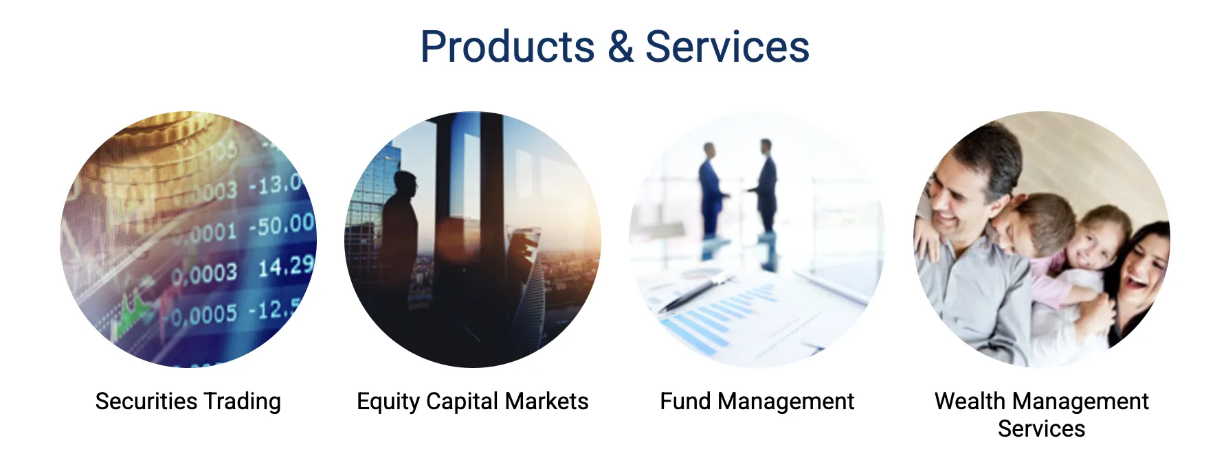Products and Services Products and Services
