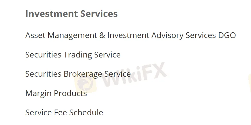 Investment Services