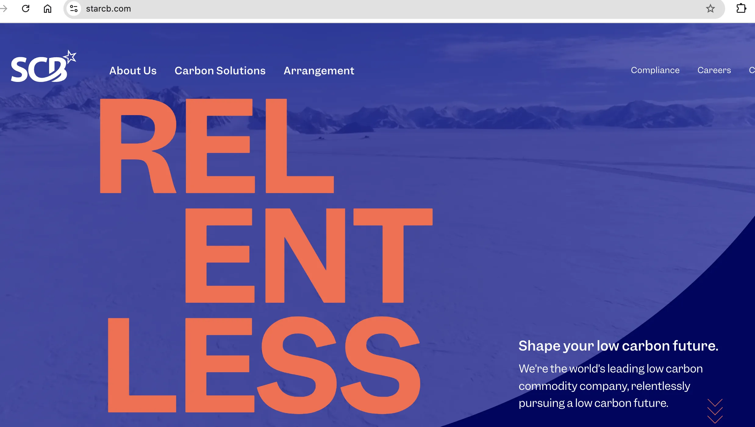 SCB's homepage