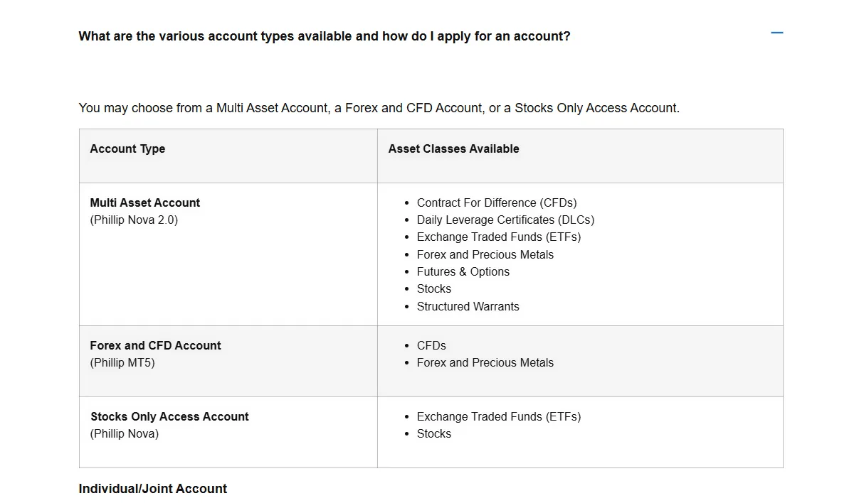 Account Type