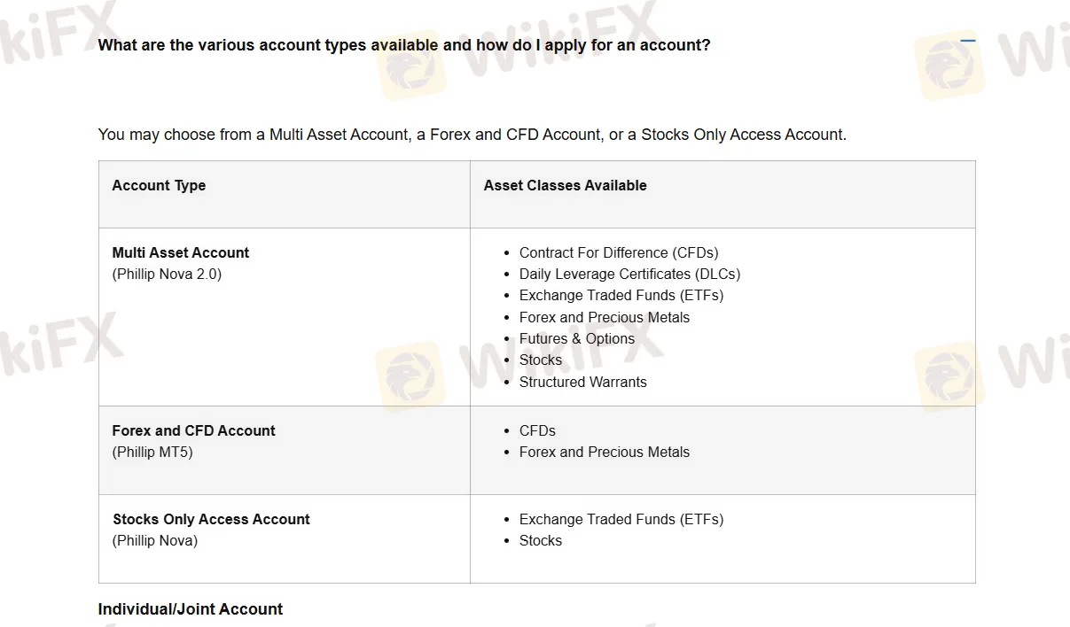 Account Type