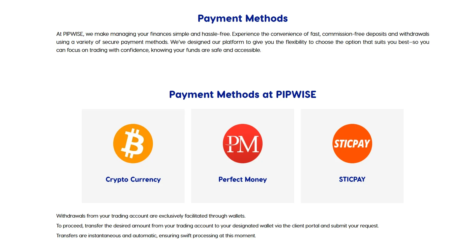 Deposit and Withdrawal Deposit and Withdrawal