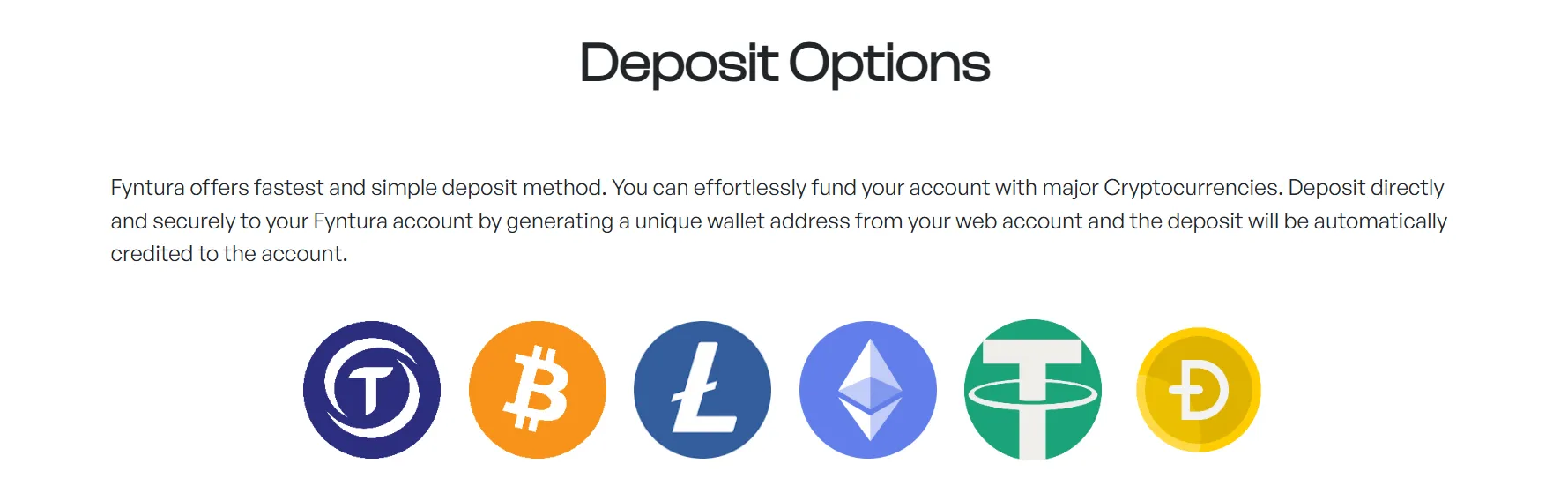 Deposit and Withdrawal