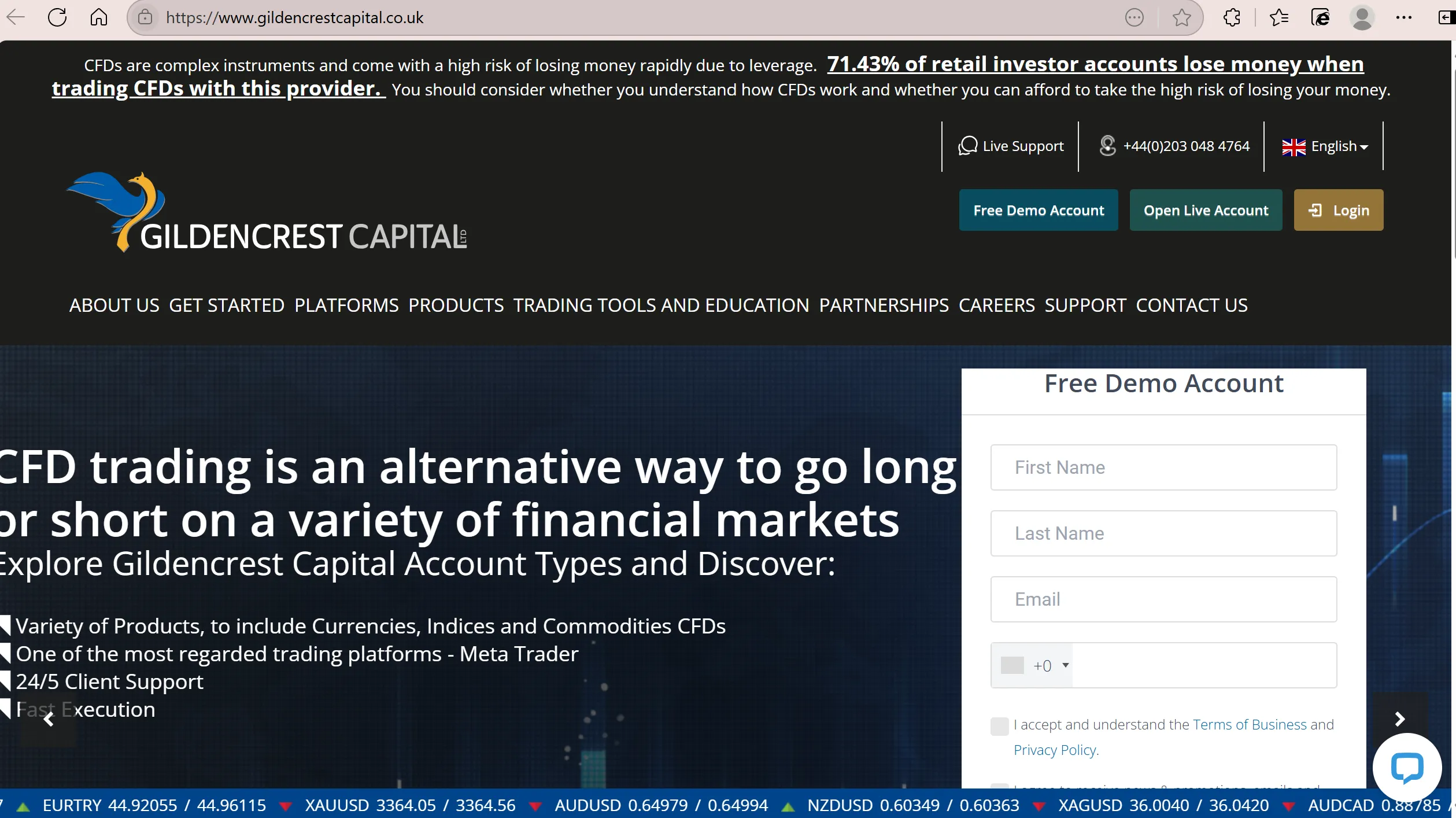 Gildencrest Capital Information