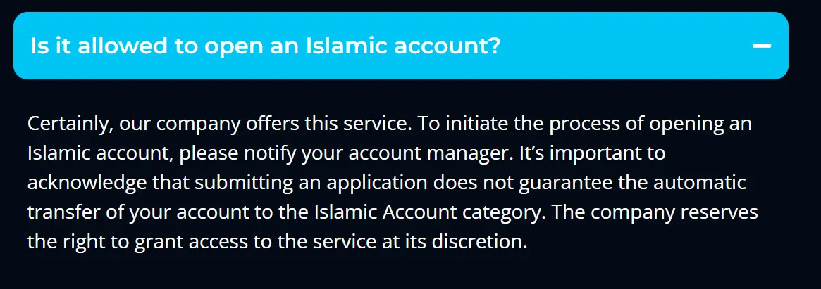 Islamic account
