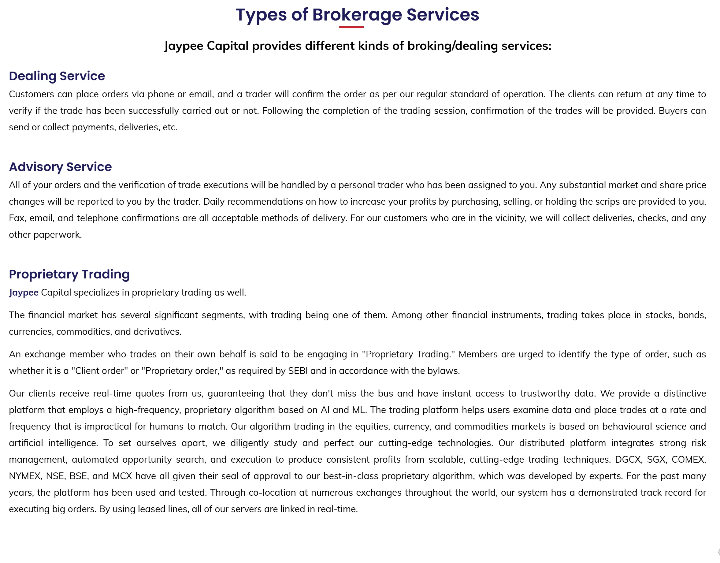 Services