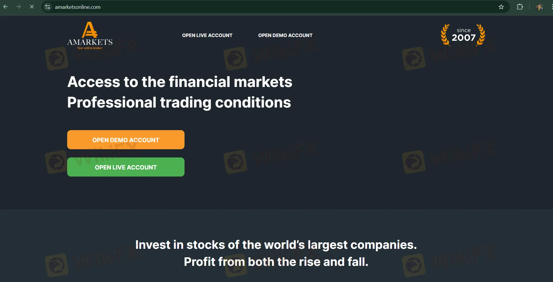 AMarkets Information