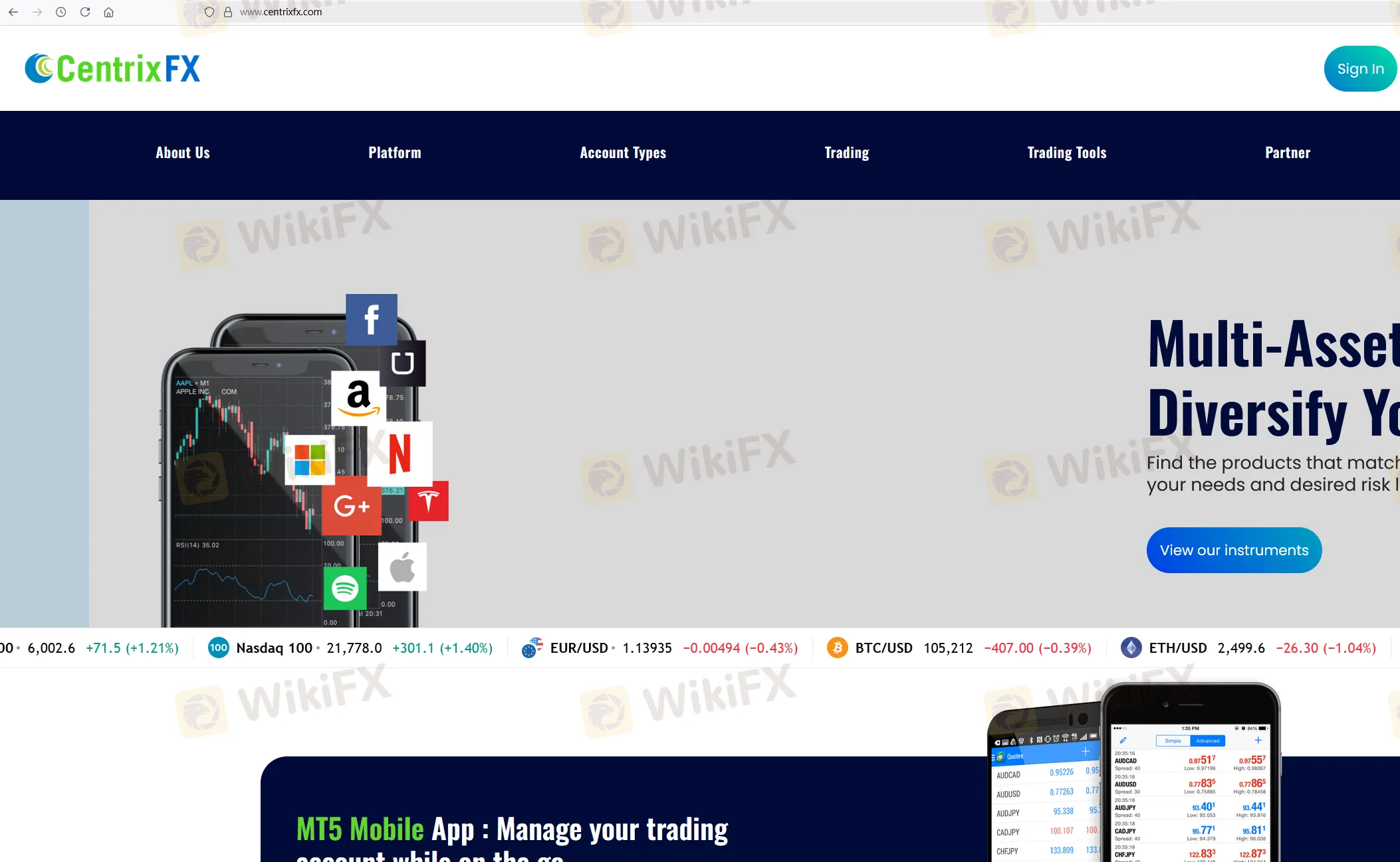 Centrix Markets Information